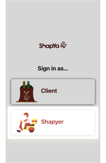 Choose Shapyer Option