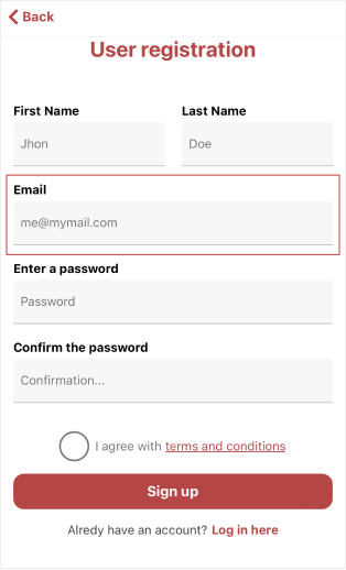 Enter Your Data