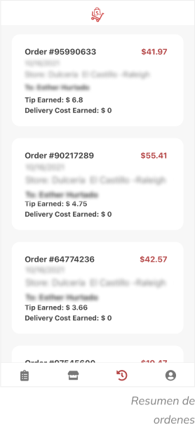 Orders Resume