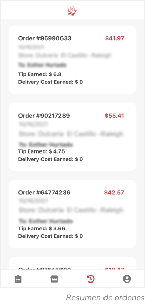Orders Resume